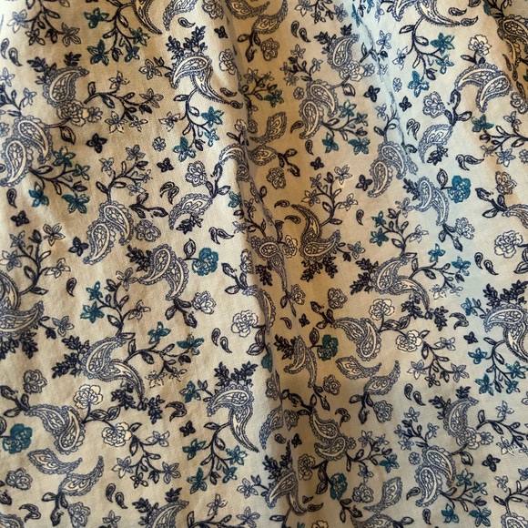 Old Navy | Blue Paisley Cottage-core Mini Dress - Picture 8 of 10